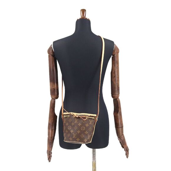 Louis Vuitton Monogram Nano Noe Shoulder Bag Brown - Picture 8 of 8